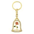 Chaveiro Rosa Encantada Bela E A Fera 4.5cm - Disney