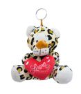 Chaveiro Safari De Pelúcia DDA7043T Leão/Onça-Pintada/Tigre Coração Love 15cm - Fofy Toys Chaveiro Safari De Pelúcia DDA7043T Leão/Onça-Pintada/Tigre Coração Love 15cm - Fofy Toys