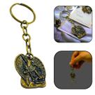 Chaveiro São Miguel Arcanjo Metal Ouro Velho