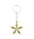Chaveiro Shuriken Dourado 4cm Chaveiro Shuriken Dourado 4cm