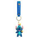 Chaveiro Silicone Formato Stitch Arma De Água 8cm - Disney