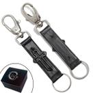 Chaveiro SLIM Tradicional Pingentes Personalizado Cruz Preta Vazada Fecho Mosquetão Chaveiro SLIM Tradicional Pingentes Personalizado Cruz Preta Vazada Fecho Mosquetão