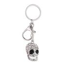 Chaveiro Sparkling Skull com strass em liga 34g Chaveiro Sparkling Skull com strass em liga 34g
