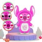 Chaveiro Stitch Boneco Divertido 9cm Muda Expressão Mochila Chaves Presente