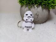 Chaveiro Stormtrooper estilo Amigurumi em impressão 3D