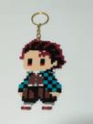 Chaveiro Tanjiro Kamado Pixel Art