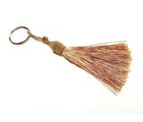 Chaveiro tassel dourado