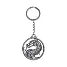 Chaveiro Totem Dragão Mortal Kombat Vintage Inspirado Em Jogos, Suporte De Chaveiro Em Liga Para