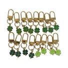 Chaveiro Trevo Verde 10 Peças, Pingente Fofo Para Bolsa, Chaveiro De Liga Para Carro, Joia Para Chaveiro Trevo Verde 10 Peças, Pingente Fofo Para Bolsa, Chaveiro De Liga Para Carro, Joia Para