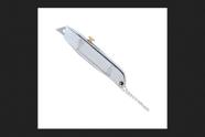 Chaveiro Utility Knife Home Plus em alumínio prateado