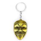 Chaveiro V for Vendetta Mask Chaveiro em liga de 4 cores, presente