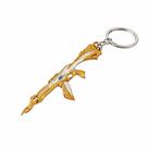 Chaveiro Valorant Gold Outlaw Vandal 8 cm em miniatura