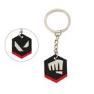 Chaveiro Valorant Mini Fist Logo Chaveiro de liga leve de 3 cm