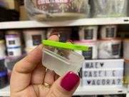 Chaveiro Ventsmart Tupperware - Acessório Importado Transparente Verde e Branco