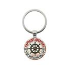 Chaveiro vintage Captain's Quarters com design de volante