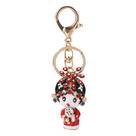 Chaveiro Vintage Chinese Opera Red Flower Dan D 65g Chaveiro Vintage Chinese Opera Red Flower Dan D 65g