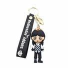 Chaveiro Wednesday Addams com design de violino Chaveiro Wednesday Addams com design de violino