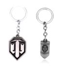 Chaveiro World of Tanks Tank Shell Metal Bullet Chaveiro