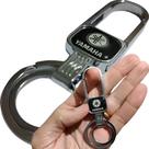 Chaveiro Yamaha Mosquetão Metal Acessório Chave Moto Argola Dupla Presente