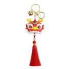 Chaveiro Year of the Dragon Tassel Chaveiro em estilo chinês Chaveiro Year of the Dragon Tassel Chaveiro em estilo chinês
