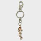 Chaveiro Ze Pelintra Branco Com Dourado 14 cm Metal