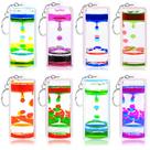 Chaveiro ZHBWOW Fidget Liquid Motion Bubbler Mini 8 peças para crianças Chaveiro ZHBWOW Fidget Liquid Motion Bubbler Mini 8 peças para crianças