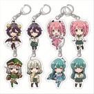 Chaveiros de acrílico Magical Girl Cute Mutiina Chaveiro x4