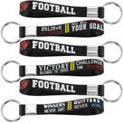 Chaveiros de silicone para futebol Junkin, 24 peças, lembrancinhas de festa
