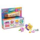 Chaveiros E Anéis 2 em 1 C/ Hidratante Labial CupCake de Baunilha Polibrinq