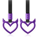 Chaveiros Fabbay Heart Handle Car Accessory Purple Devil x2 Chaveiros Fabbay Heart Handle Car Accessory Purple Devil x2