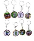 Chaveiros Minecraft. Ideal para Lembrancinhas de Festas Minecraft. Kit com 50 Unidades.