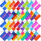 Chaveiros Mini Pop It Kapibarasensei - 70 Unidades para Crianças