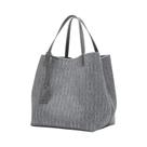 Chch sacola nova grande capacidade preta simples sacola de compras de malha 27*20*28cm