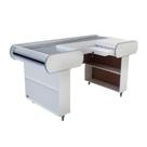 Check Out 180 Branco Artlux Corredor Inox Padrão F Preto
