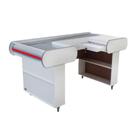 Check Out 180 Branco Artlux Corredor Inox Padrão F Vermelho Check Out 180 Branco Artlux Corredor Inox Padrão F Vermelho
