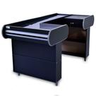 Check Out 180 Dark Preto Artlux Corredor Inox Padrão F Preto