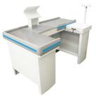 Checkout Leve Balcão De Comercio Mesa Reta Com Kit Innal Branco Perfil Azul Checkout Leve Balcão De Comercio Mesa Reta Com Kit Innal Branco Perfil Azul