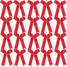 Cheer Bows Hipcheer Collegiate Style para meninas vermelhas (20 unidades)