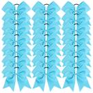 Cheer Bows Oaoleer 21 peças, 20 cm, azul celeste, jumbo com suporte de rabo de cavalo