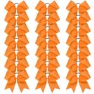 Cheer Bows Oaoleer 21 peças, 20 cm, laranja, jumbo com suporte de rabo de cavalo