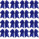 Cheer Hair Bows Hipcheer Glitter 16 peças para meninas, azul