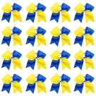 Cheer Hair Bows OAOLEER 16 peças, 20 cm, suporte de rabo de cavalo, elástico