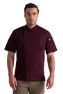 Chef Coat Chef Works Springfield Merlot, ajuste pequeno e personalizado