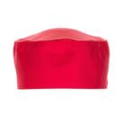 Chef Works Chef Beanie Red com ventilação ajustável pequena/média