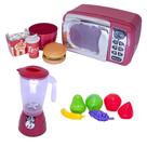 Chefe Cozinha Menino Eletro Comida Liquidificador Fruta 12pç