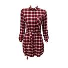 Chemise Bulls Red Dress Flanelado Ellus