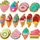 Chenille autoadesivo Patch WILLBOND Dessert Theme 28 unidades
