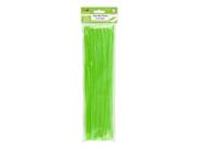 Chenille Stems Krafty Kids 6 mm x 12 cm verde limão (pacote com 40)