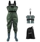 Chest Waders GREENWATER Fishing à prova d'água para homens e mulheres Chest Waders GREENWATER Fishing à prova d'água para homens e mulheres