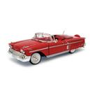Chevrolet Impala 1958 Conversivel 1:24 Vermelho